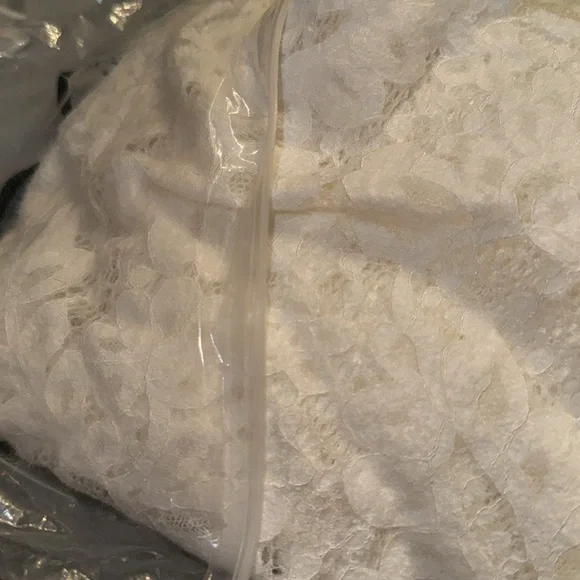 Long Sleeve Lace Maxi white sexy resort risky edgy hot dress bridal bride wife - Picture 3 of 9